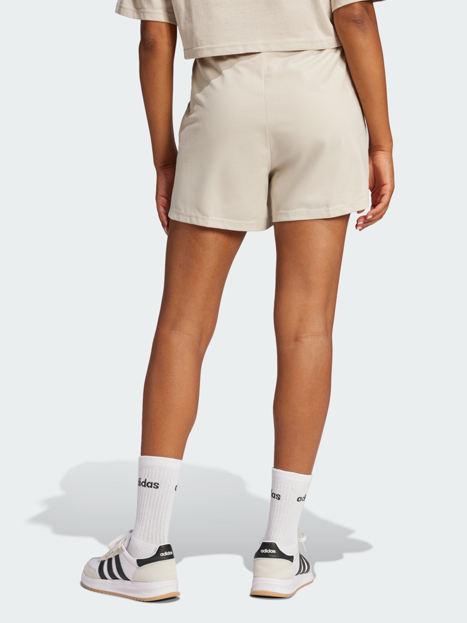 Шорти жіночі Adidas W 3S SJ SHO бежеві JE1195 изображение 3
