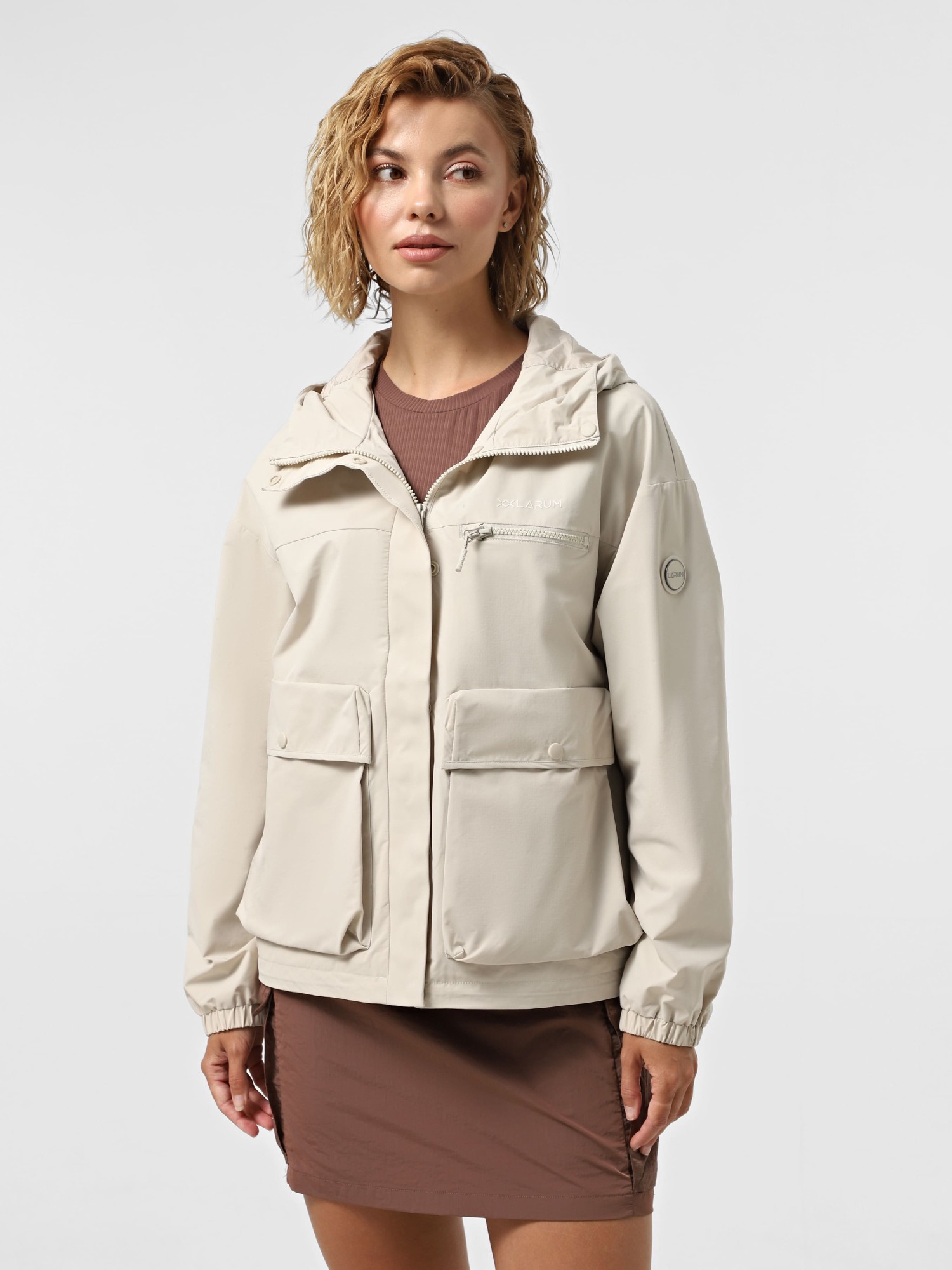 Вітрівка жіноча Larum Lour сіра 325514-011 изображение 2