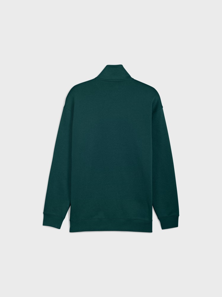 Толстовка чоловіча Puma CLASS Half Zip Sweater зелена 68825275 изображение 6