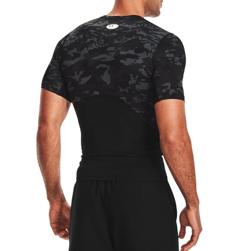 Футболка мужская Under Armour Ua Hg Armour Camo Comp Ss черная 1361519-001 изображение 2