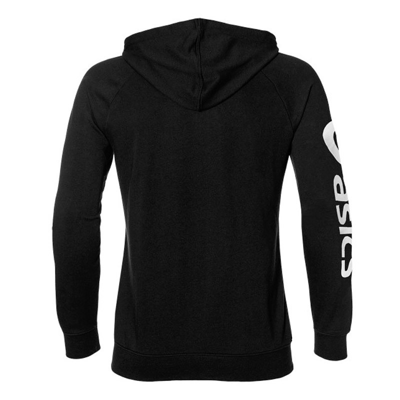 Толстовка чоловіча Asics Big Asics Fz Hoodie чорна 2031A983-001 — фото 2