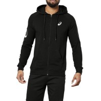 Толстовка чоловіча Asics Big Asics Fz Hoodie чорна 2031A983-001  изображение 3