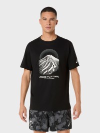 Футболка мужская Asics FUJITRAIL LOGO SS TOP черная 2011D527-001 изображение 2