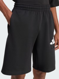 Шорты мужские Adidas M FI 3BAR SHO черные JZ9394 изображение 4