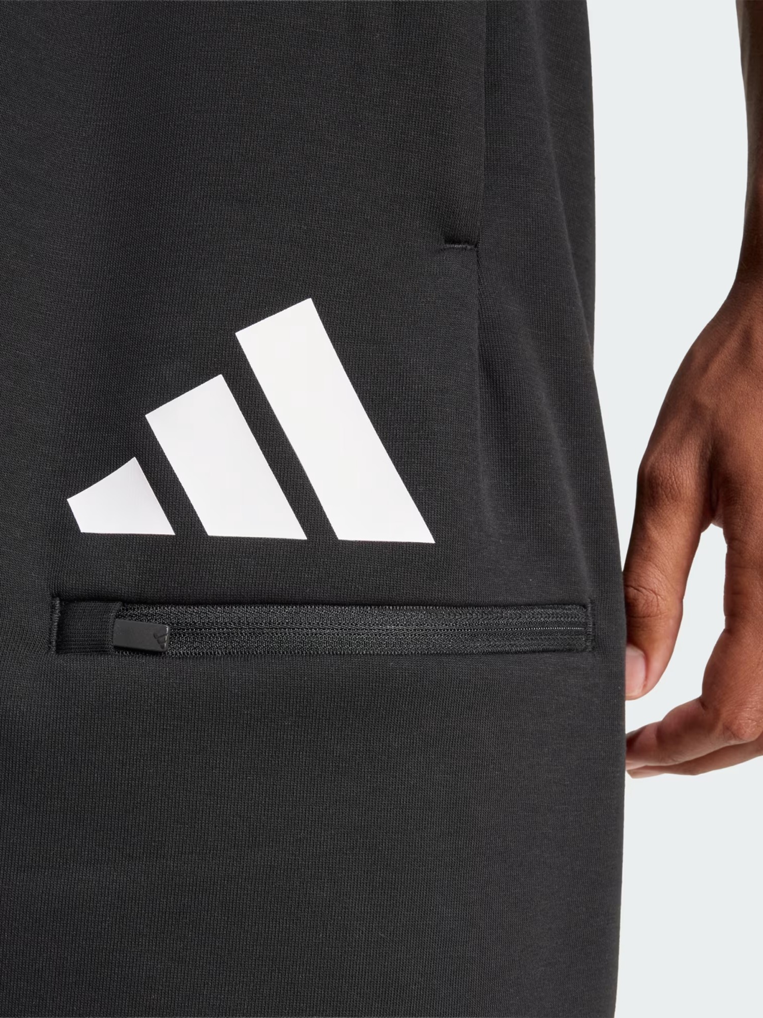 Шорты мужские Adidas M FI 3BAR SHO черные JZ9394 изображение 5