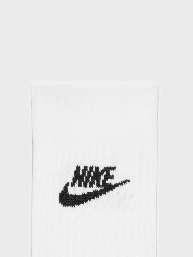 Шкарпетки Nike U NK NSW EVERYDAY ESSENTIAL CREW 3PR - 144 білі DX5025-100 изображение 5