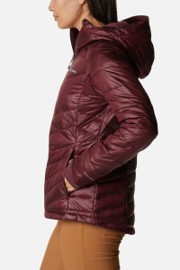  Куртка женская Columbia Joy Peak™ Hooded Jacket бордовая 1982671-671 изображение 2