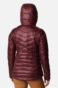  Куртка женская Columbia Joy Peak™ Hooded Jacket бордовая 1982671-671 изображение 3