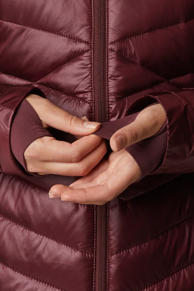  Куртка женская Columbia Joy Peak™ Hooded Jacket бордовая 1982671-671 изображение 6