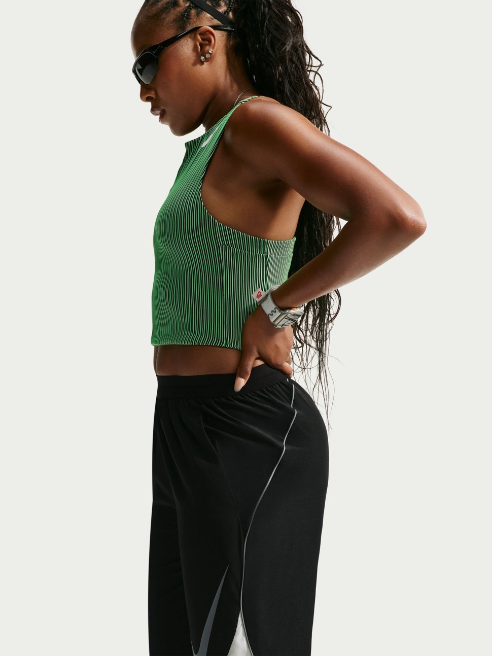 Women's Pants Nike W NK SWOOSH DF PANT black IM7581-011 — photo 6