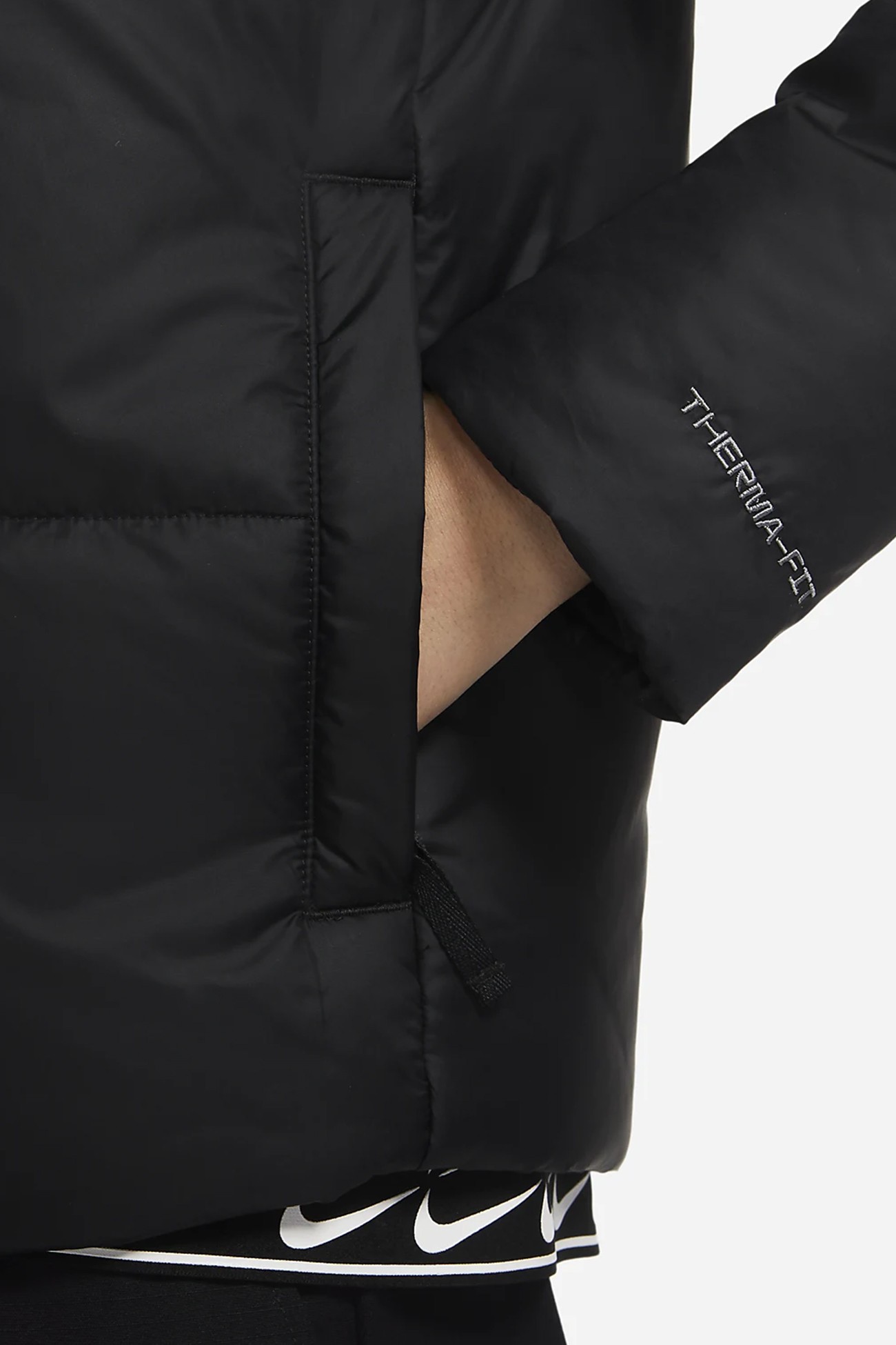 Куртка жіноча Nike W Nsw Tf Rpl Classic Tape Jkt чорна DJ6997-010  изображение 3