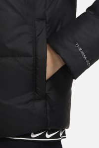 Куртка женская Nike W Nsw Tf Rpl Classic Tape Jkt черная DJ6997-010 изображение 3
