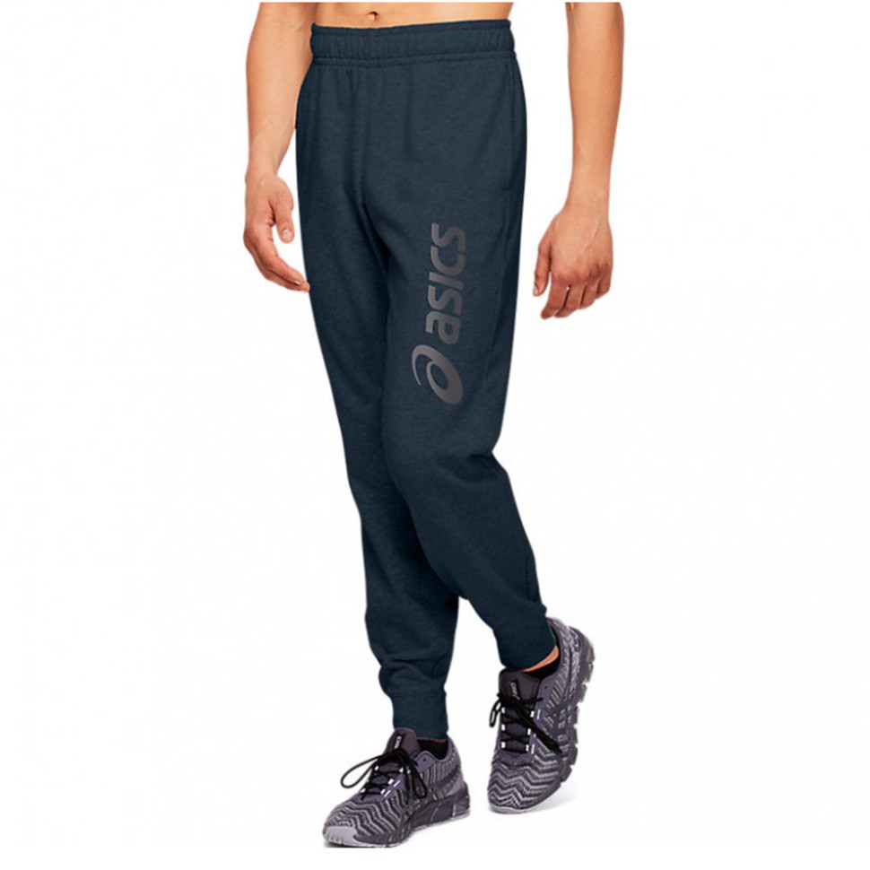 Штани чоловічі Asics Big Logo Sweat Pant сині 2031A977-409  изображение 1