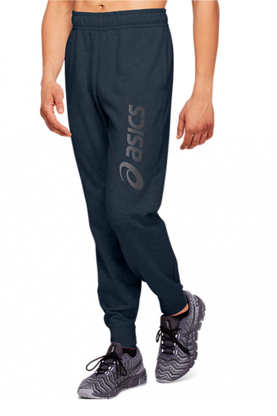 Штани чоловічі Asics Big Logo Sweat Pant сині 2031A977-409 — фото 2