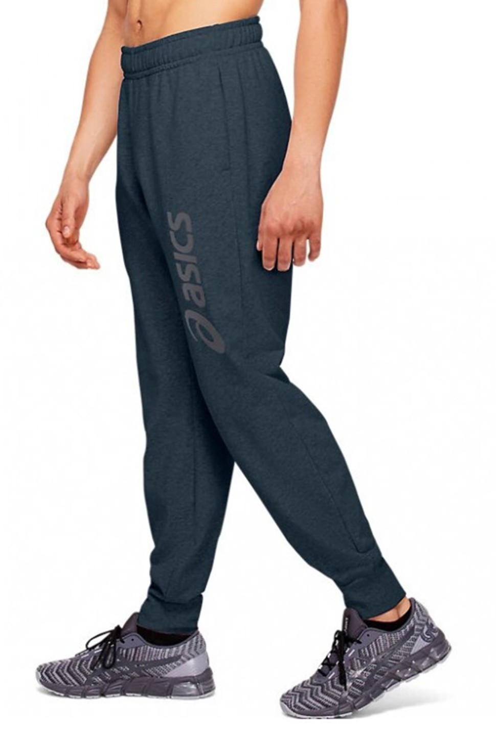Штани чоловічі Asics Big Logo Sweat Pant сині 2031A977-409 — фото 4