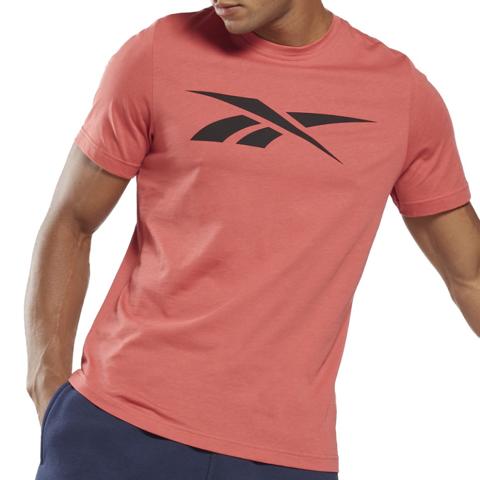 Футболка мужская Reebok Gs Vector Tee оранжевая HD3999