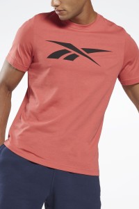 Футболка мужская Reebok Gs Vector Tee оранжевая HD3999 изображение 2
