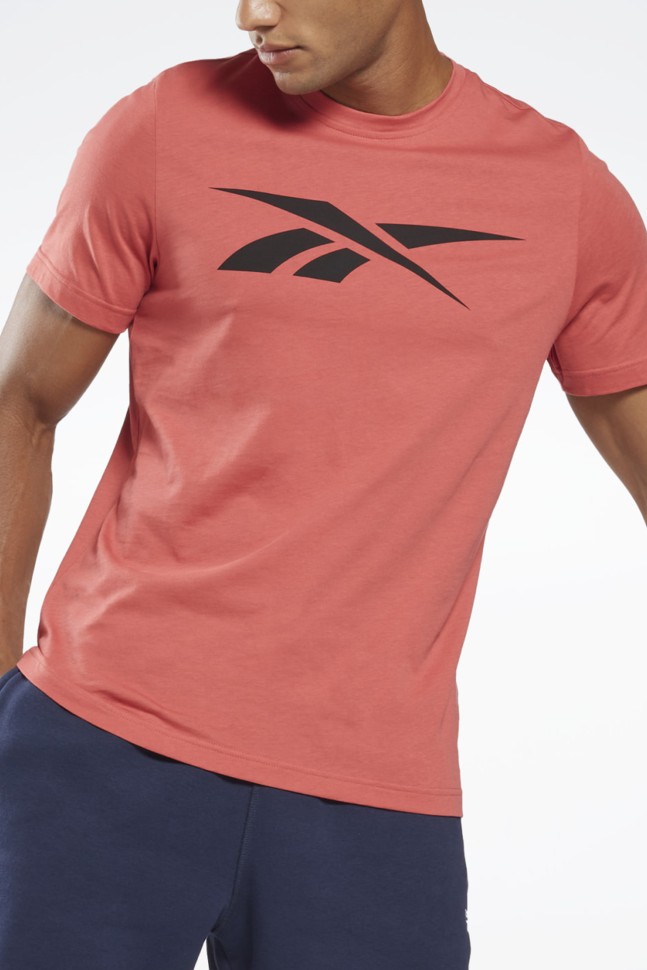 Футболка мужская Reebok Gs Vector Tee оранжевая HD3999 изображение 2
