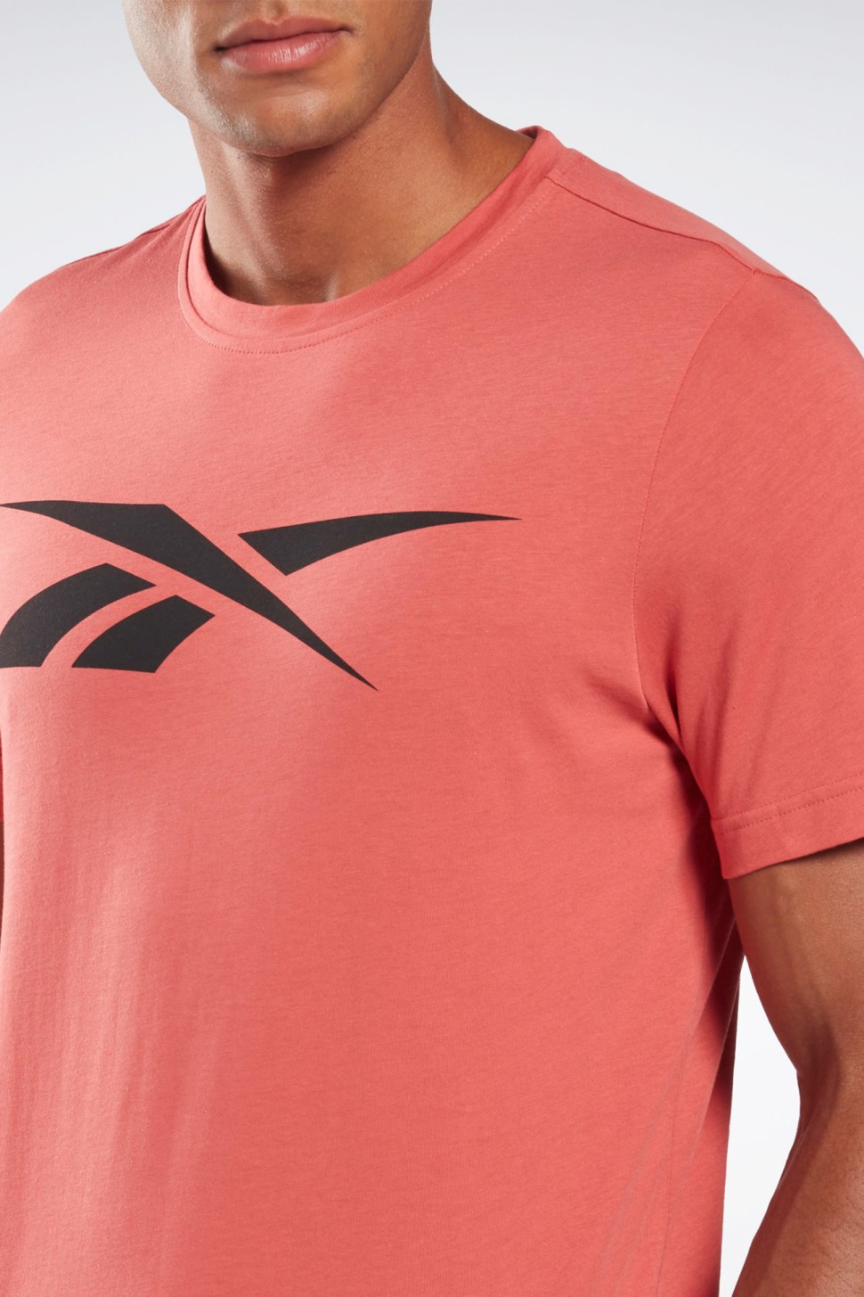 Футболка мужская Reebok Gs Vector Tee оранжевая HD3999 — фото 5