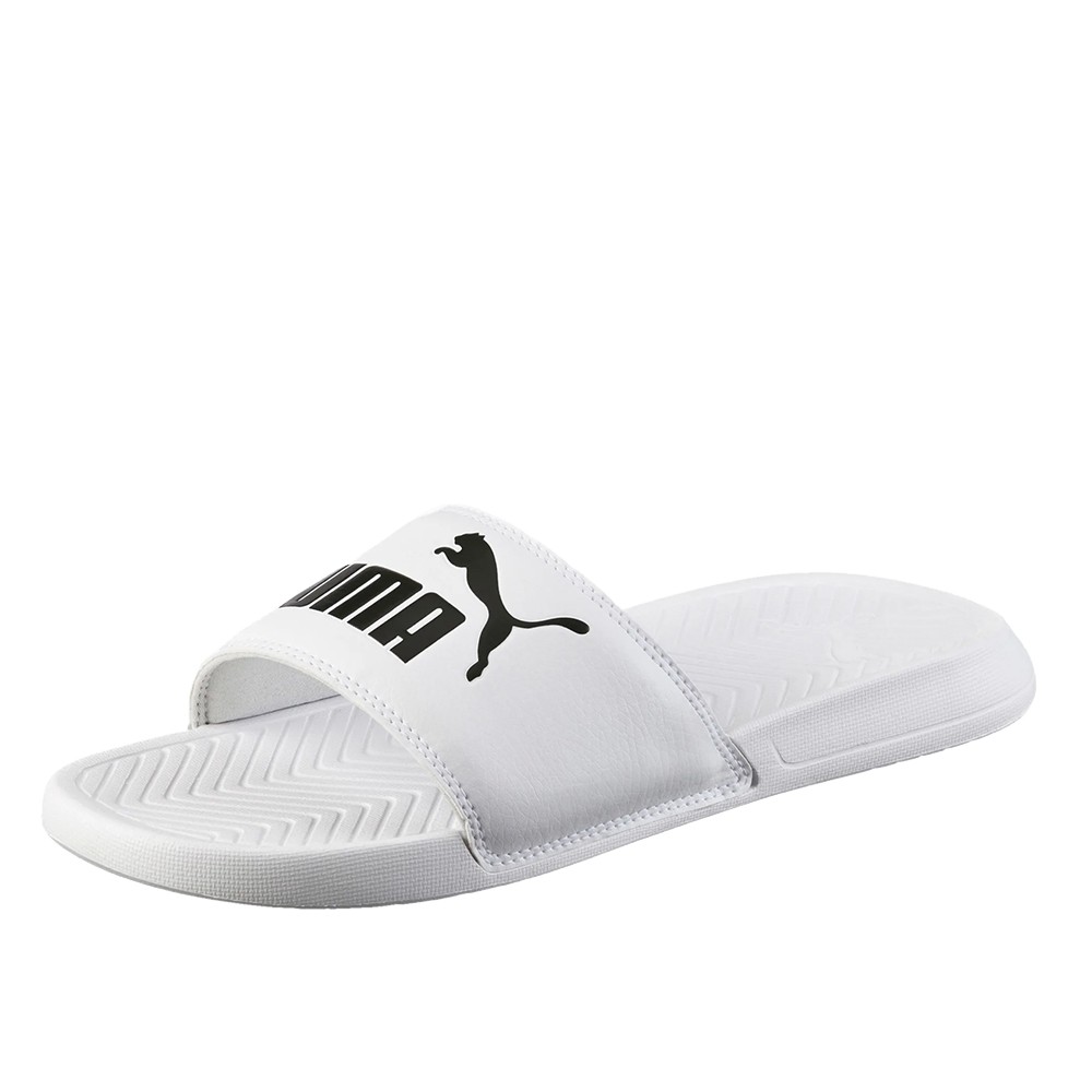 Шльопанці чоловічі Puma Popcat білі 36026512 изображение 1