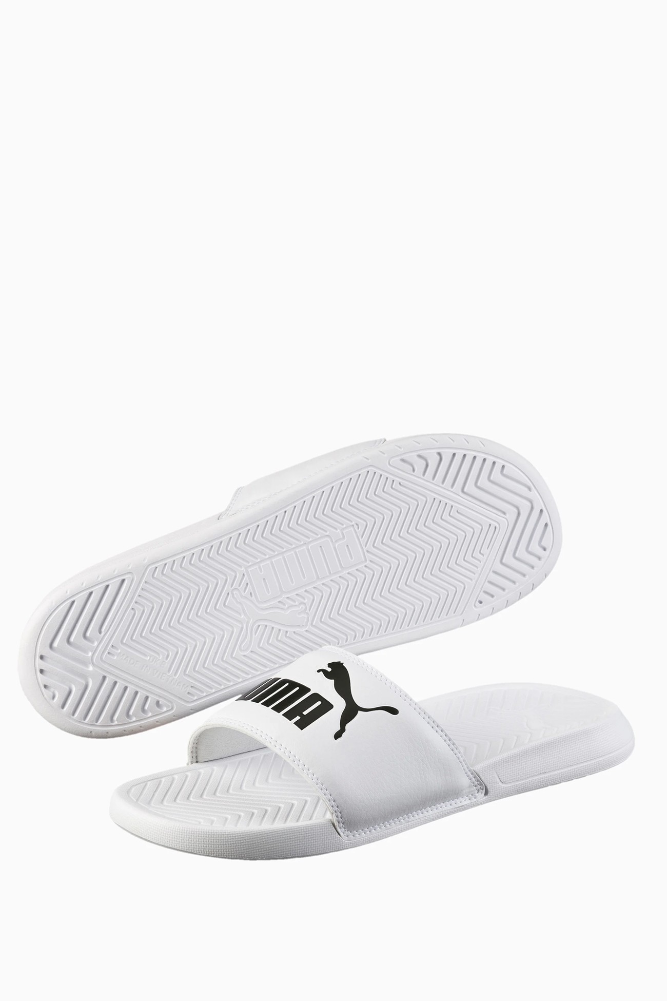 Шльопанці чоловічі Puma Popcat білі 36026512 изображение 2