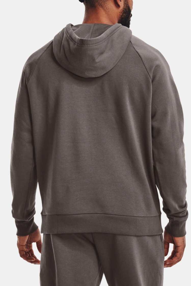 Толстовка мужская Under Armour UA Rival Fleece Big Logo HD коричневая 1357093-176 изображение 3