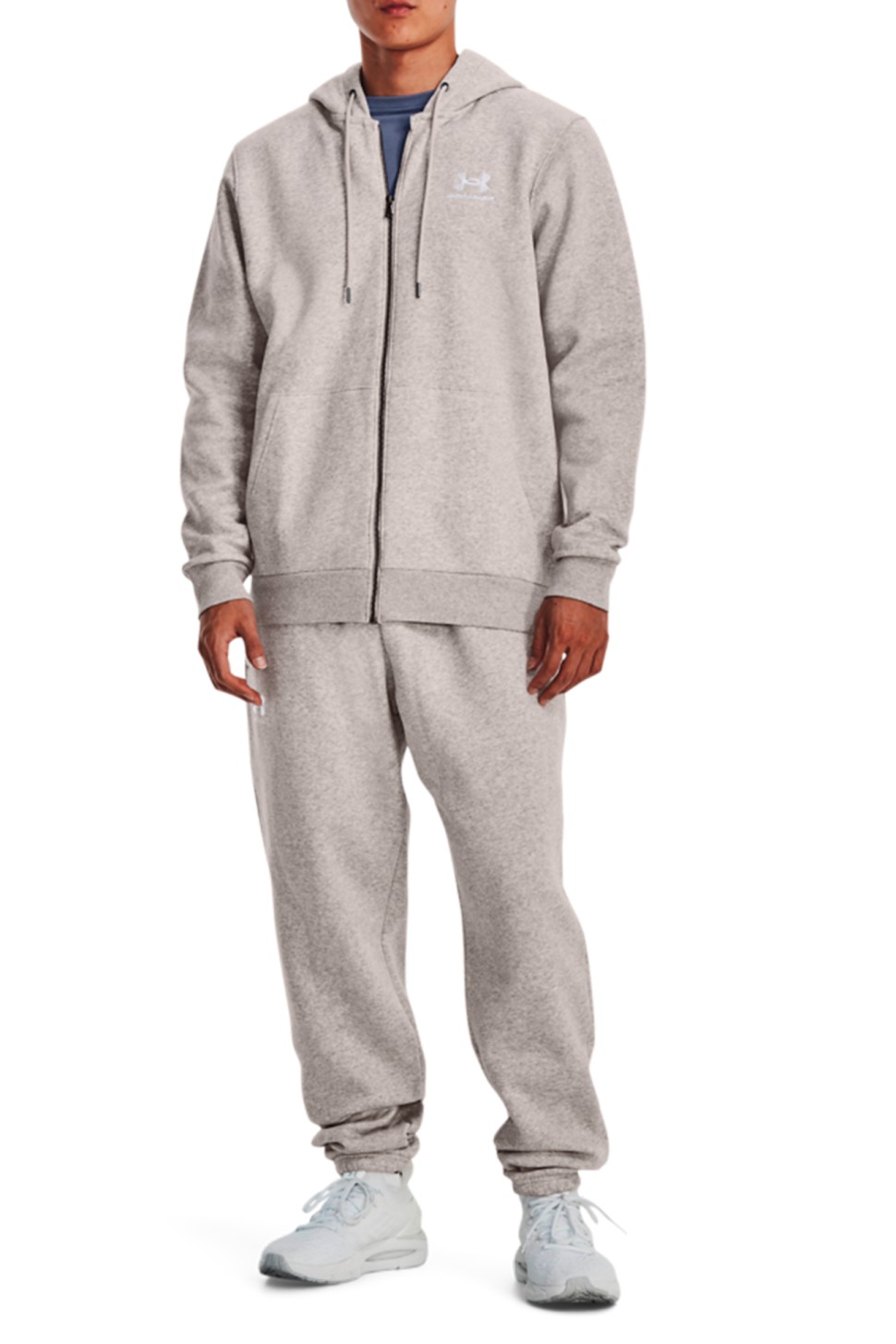 Штани чоловічі Under Armour UA Essential Fleece Jogger сірі 1373882-592 — фото 2