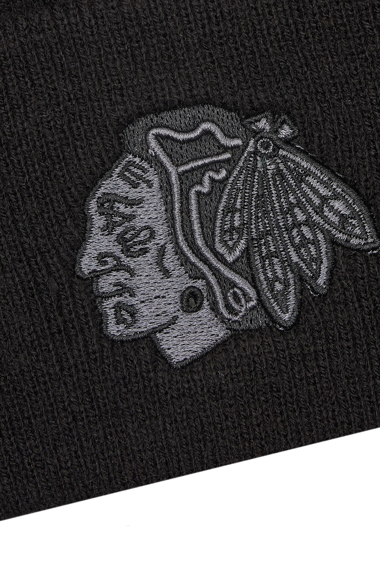 Шапка унисекс 47 Brand NHL CHICAGO BLACKHAWKS HAYMAKE черная H-HYMKR04ACE-BKC изображение 3