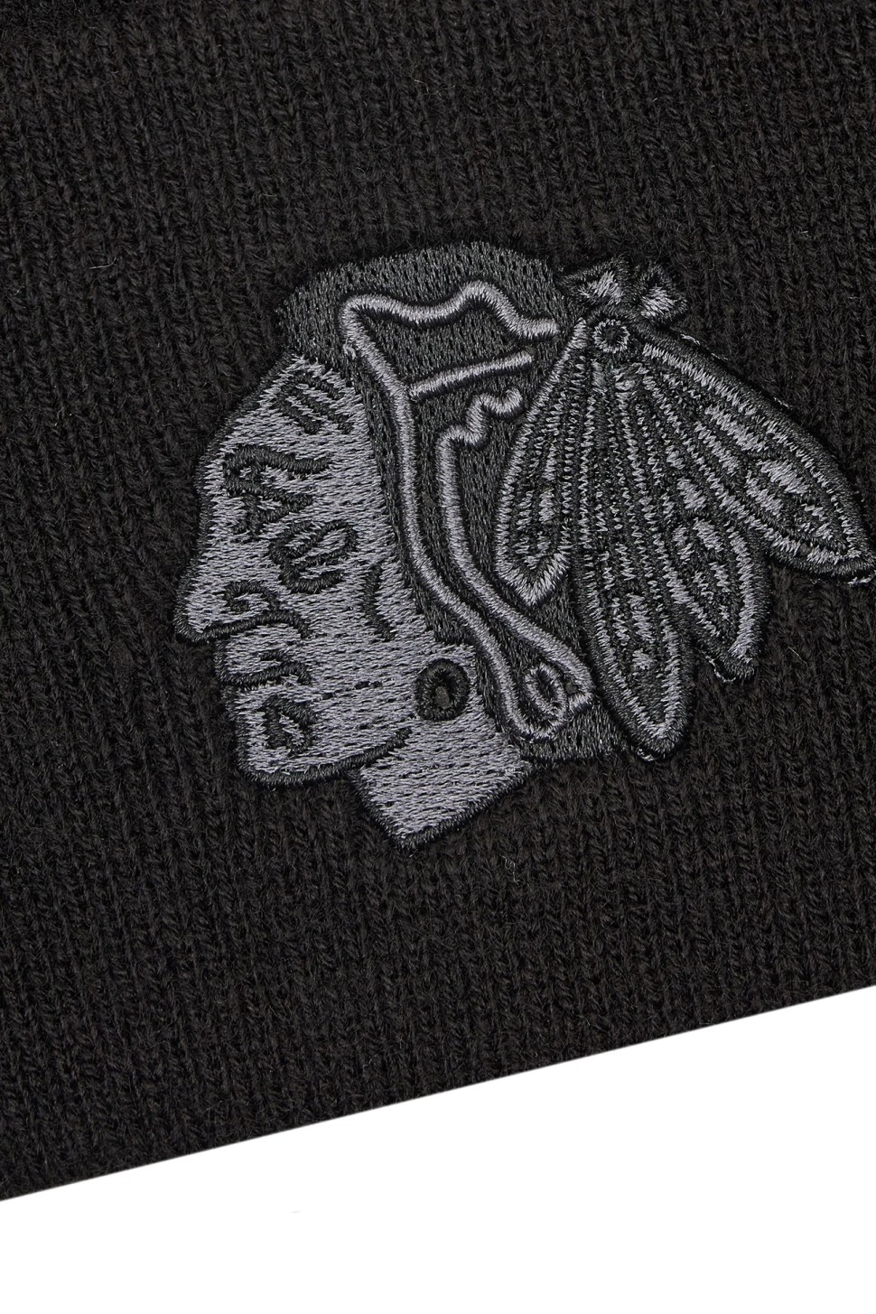 Шапка унісекс 47 Brand NHL CHICAGO BLACKHAWKS HAYMAKE чорна H-HYMKR04ACE-BKC — фото 3