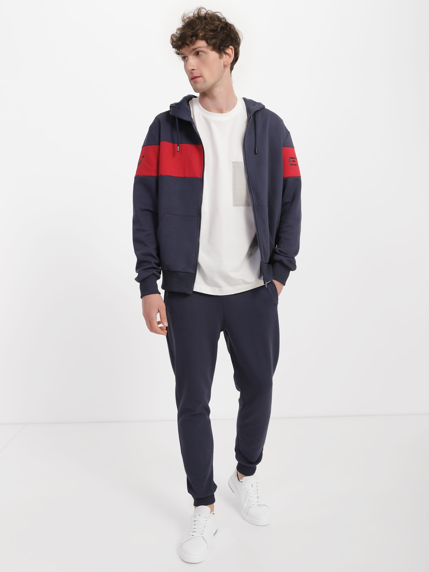 Толстовка мужская Evoids Pavo темно-синяя 552201-450 изображение 2