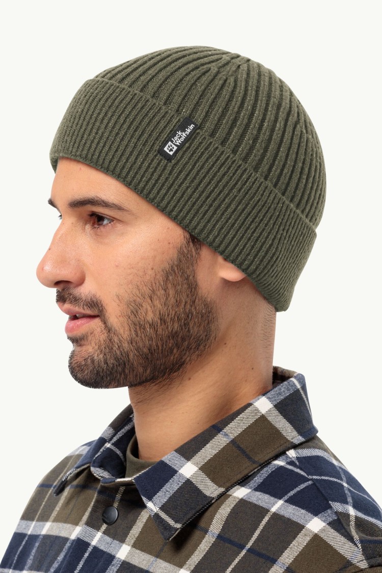 Шапка унісекс Jack Wolfskin COSY BEANIE зелена 1909252-4341 изображение 3