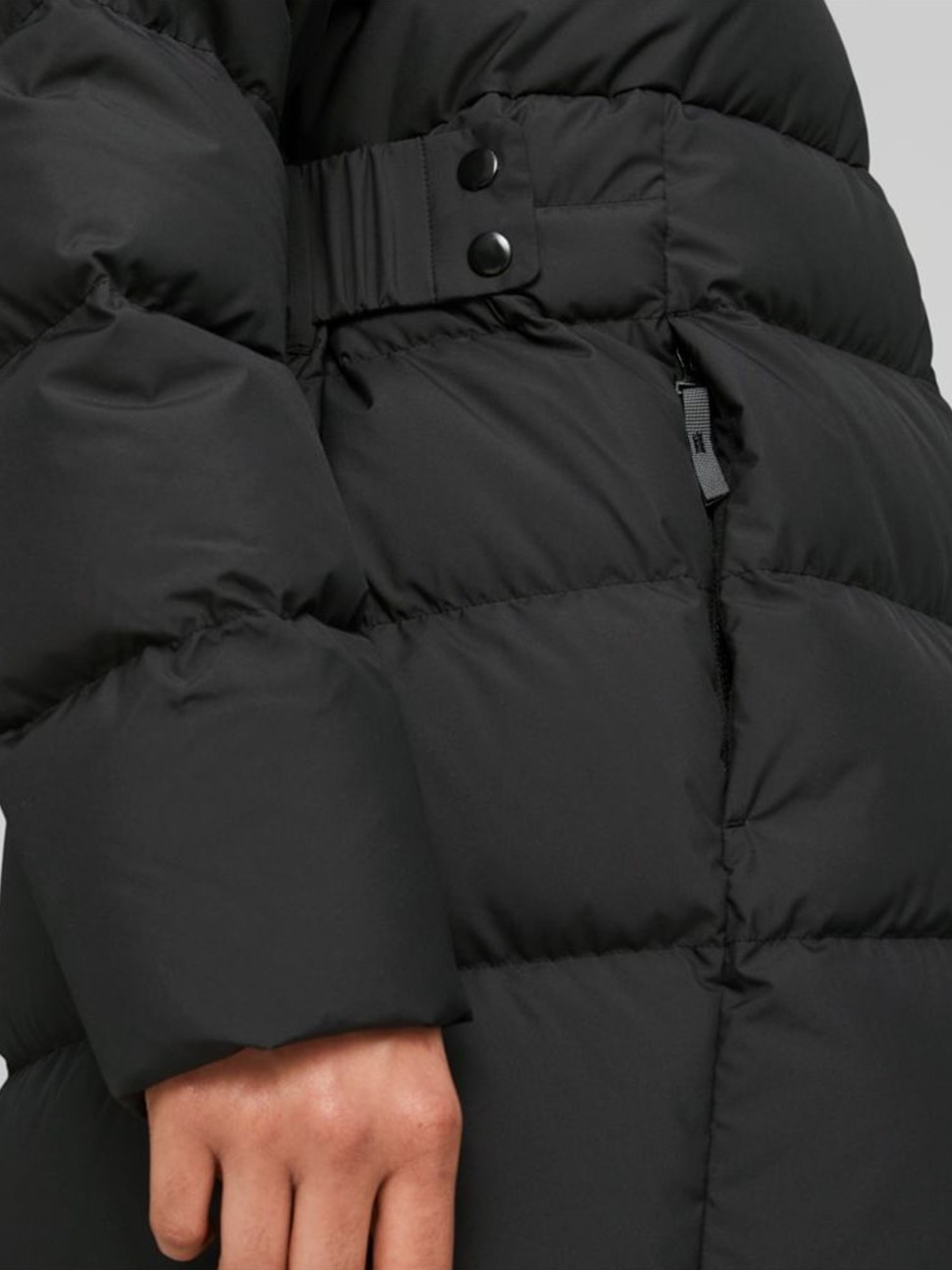 Куртка жіноча Puma Long Hooded Down Coat чорна 67536501 — фото 6