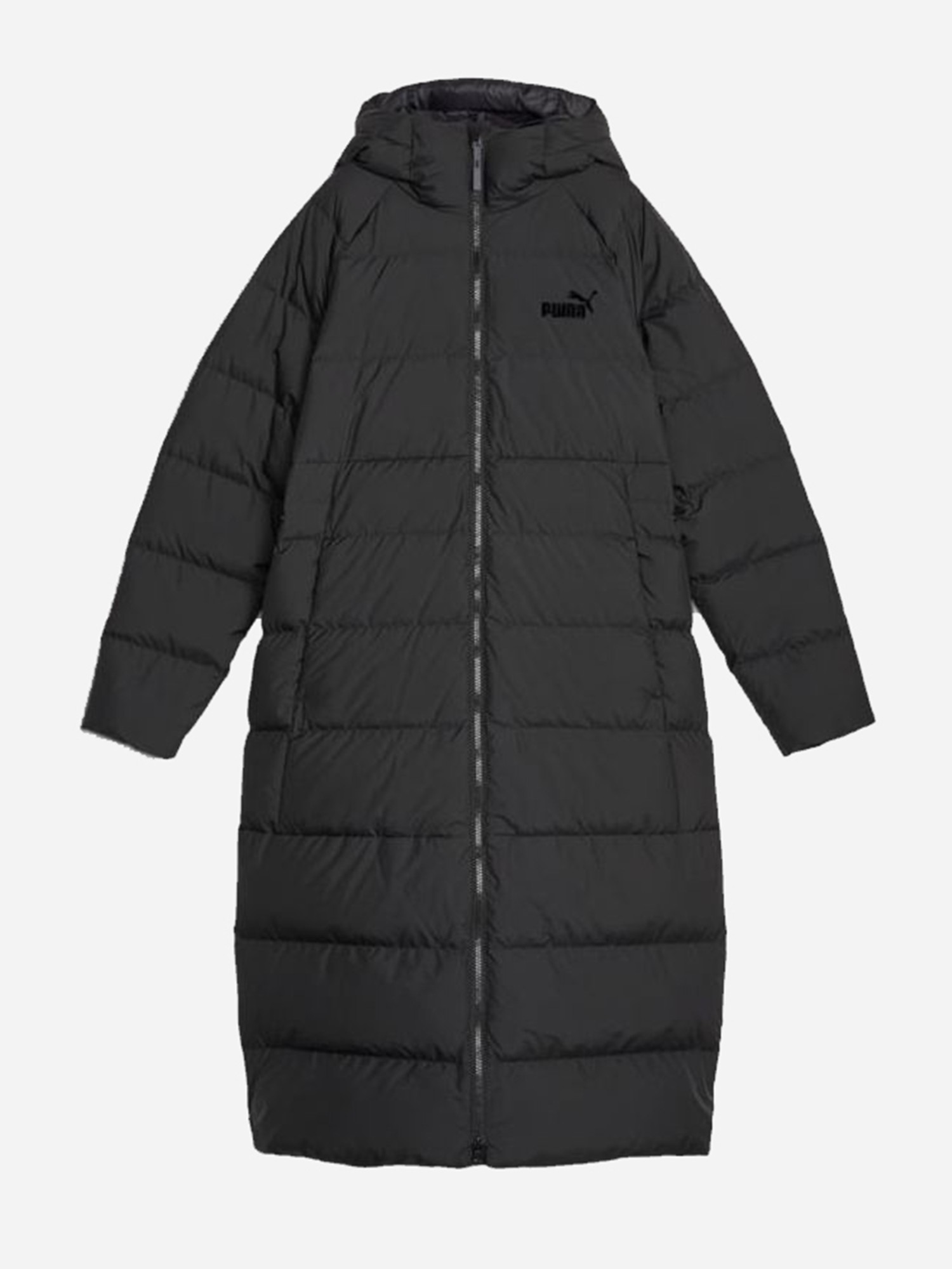 Куртка женская Puma Long Hooded Down Coat черная 67536501 изображение 7