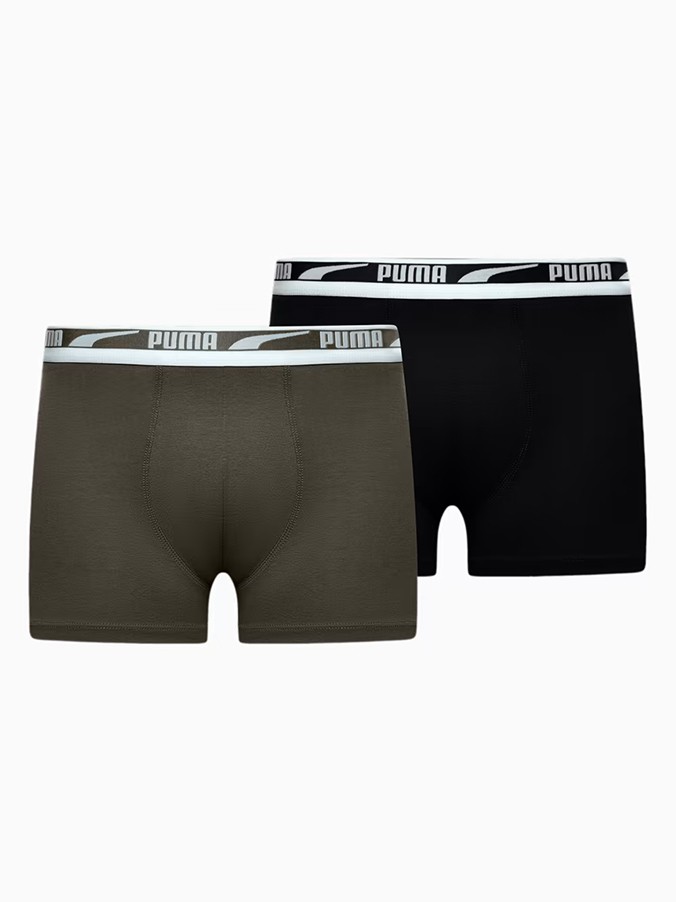 Нижня білизна чоловіча Puma MEN MULTI LOGO BOXER 2P мультиколір 93804705 — фото 2
