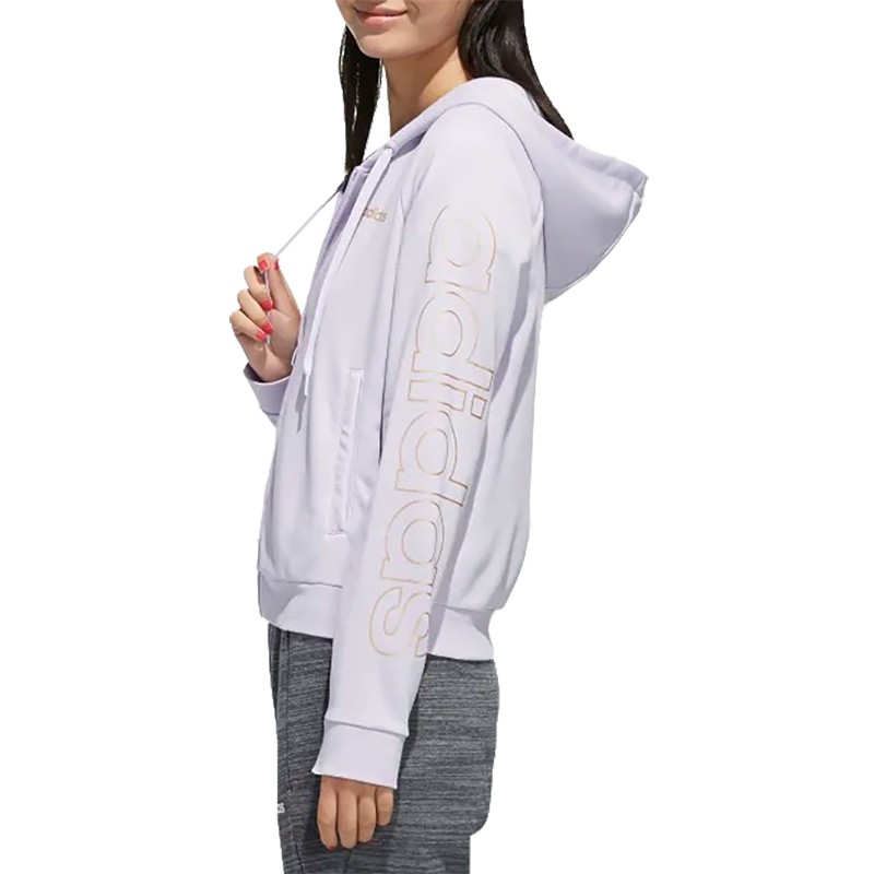 Толстовка жіноча Adidas E BRANDED фіолетова FL9295  изображение 2