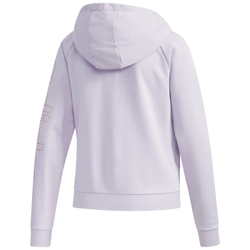 Толстовка жіноча Adidas E BRANDED фіолетова FL9295  изображение 3
