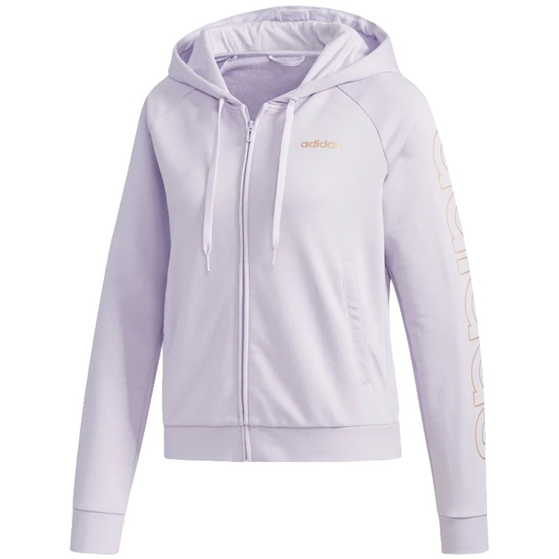 Толстовка женская Adidas E BRANDED фиолетовая FL9295 изображение 1
