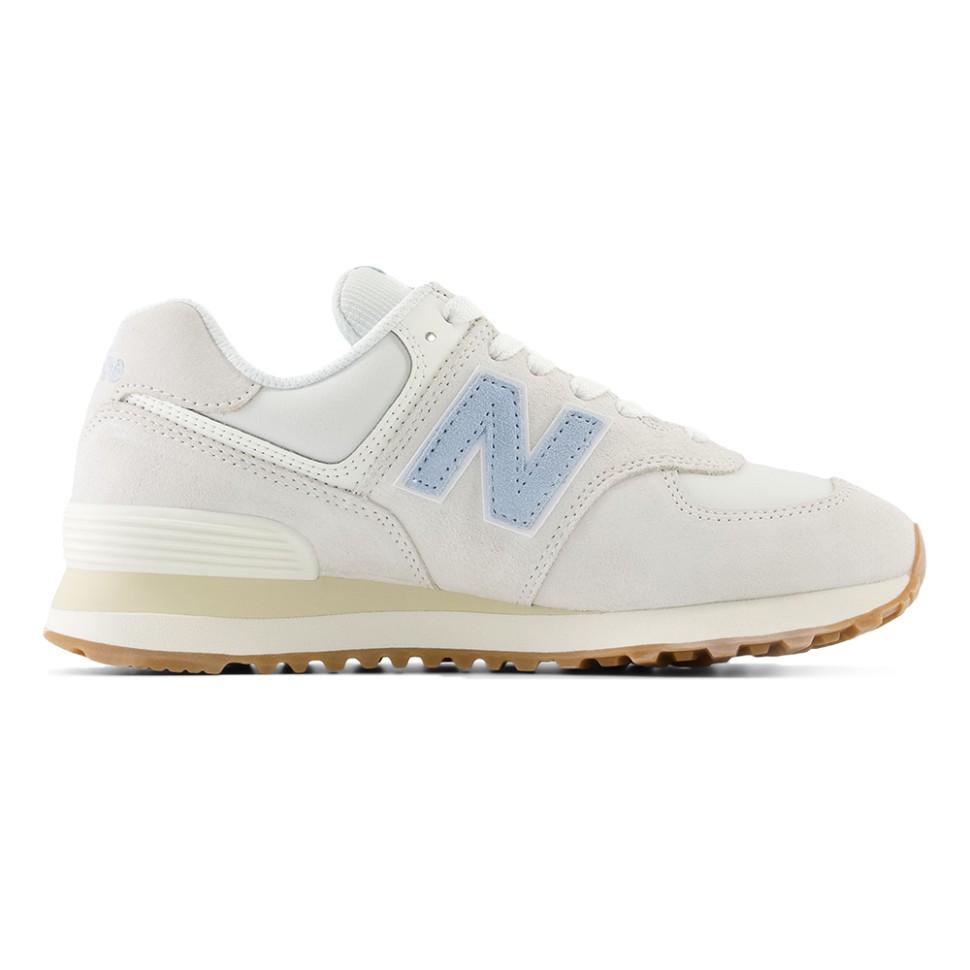 Кросівки жіночі New Balance 574 білі WL574QA2 — фото 1
