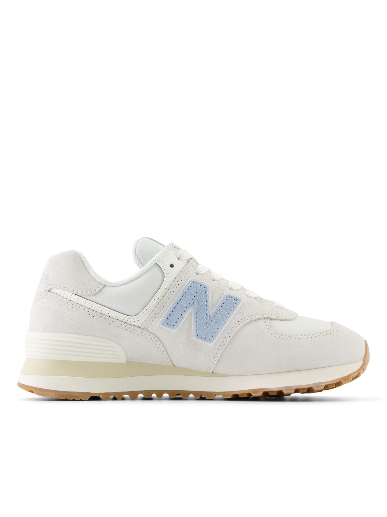 Кроссовки женские New Balance 574 белые WL574QA2 изображение 3