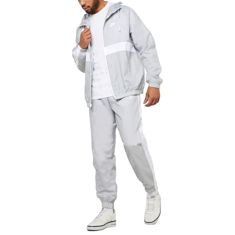 Костюм мужской Nike M NK CLUB WVN HD TRK SUIT серый BV3025-077