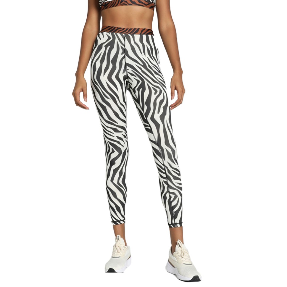 Легінси жіночі Puma ANIMAL REMIX HW 7/8 TIGHT чорні 52481787 — фото 1