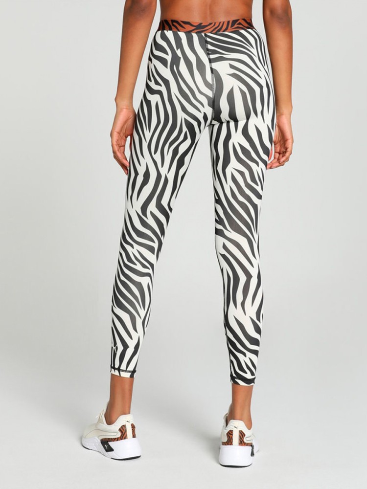 Легінси жіночі Puma ANIMAL REMIX HW 7/8 TIGHT чорні 52481787 изображение 3