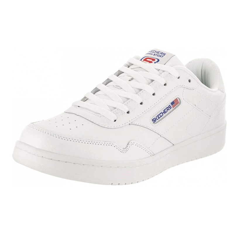 Кроссовки мужские Skechers Snickers белые 52714-WHT изображение 4