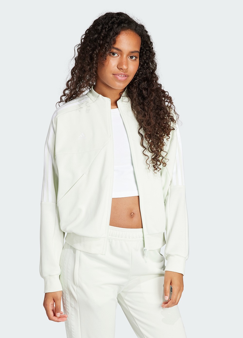 Толстовка женская Adidas W TIRO CB TT белая IS4340 изображение 4