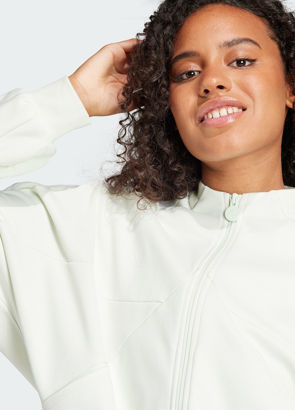 Толстовка женская Adidas W TIRO CB TT белая IS4340 изображение 5