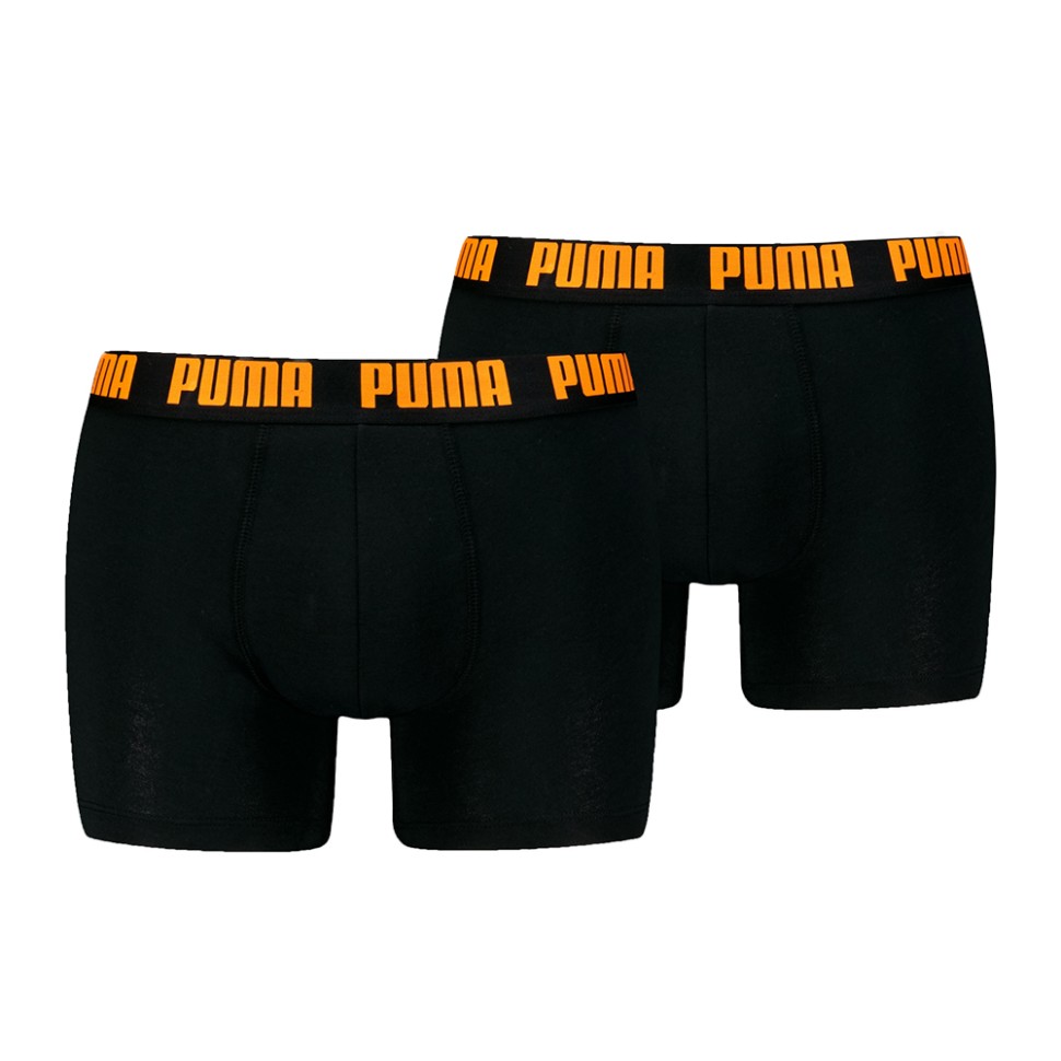 Боксери чоловічі Puma EVERYDAY BASIC BOXER 2P чорні 93832019 — фото 1