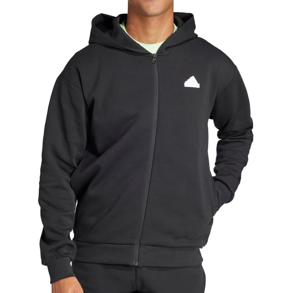 Толстовка мужская Adidas M FI BOS FZ черная IN3305 изображение 1