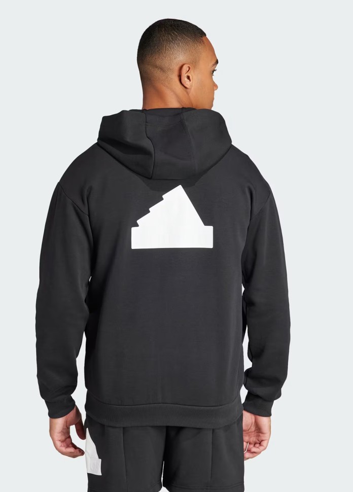 Толстовка мужская Adidas M FI BOS FZ черная IN3305 изображение 3