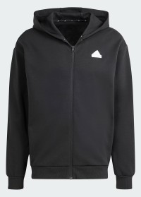 Толстовка мужская Adidas M FI BOS FZ черная IN3305 изображение 7