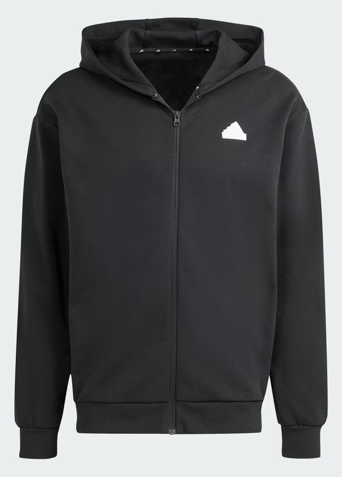 Толстовка мужская Adidas M FI BOS FZ черная IN3305 изображение 7